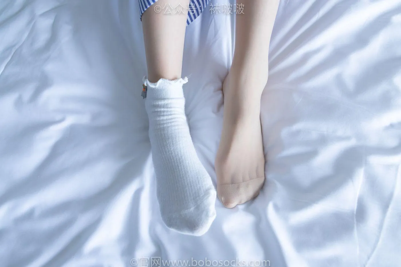 [BoBoSocks袜啵啵]NO.027 稚予- vans、白色棉袜、肉丝 [136P]插图